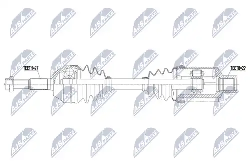 полуоска NTY NPW-CH-102