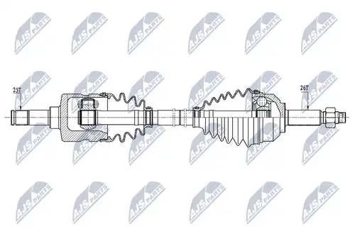 полуоска NTY NPW-CH-104