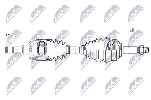 полуоска NTY NPW-CH-106