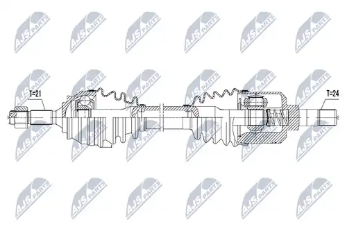 полуоска NTY NPW-CT-055