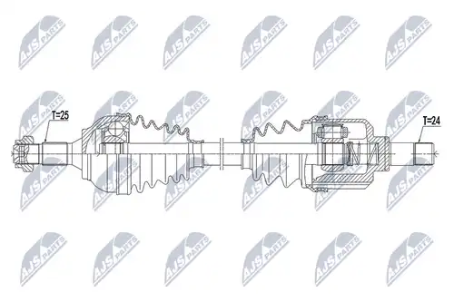 полуоска NTY NPW-CT-103