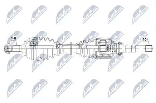 полуоска NTY NPW-CT-105