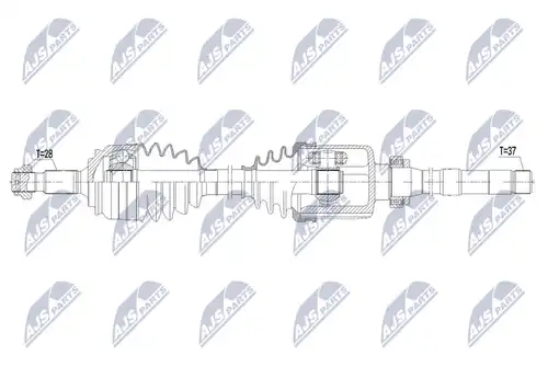 полуоска NTY NPW-CT-121