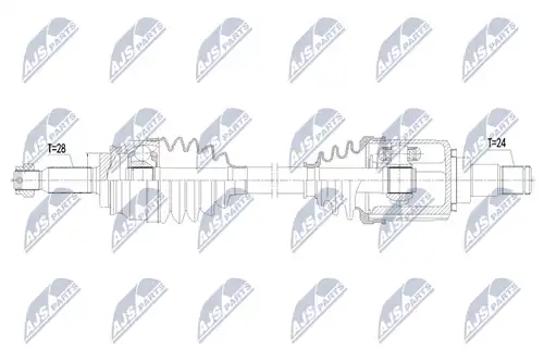 полуоска NTY NPW-CT-125