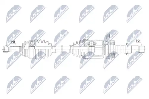 полуоска NTY NPW-CT-127