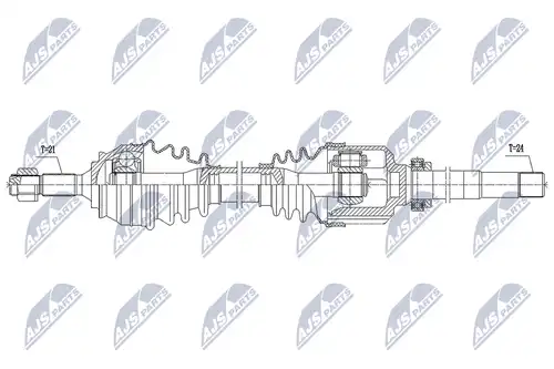 полуоска NTY NPW-CT-135