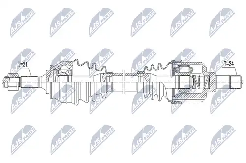 полуоска NTY NPW-CT-137