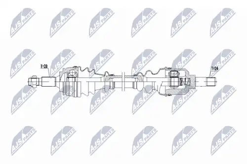 полуоска NTY NPW-CT-142