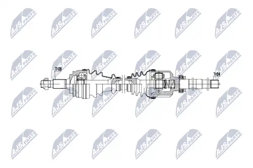 полуоска NTY NPW-CT-143