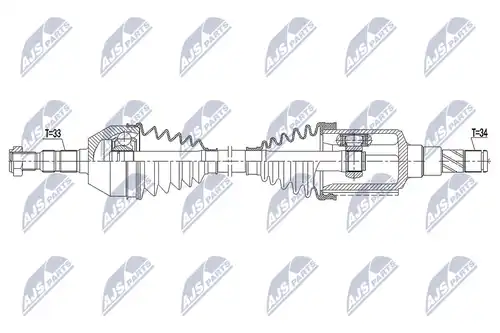 полуоска NTY NPW-DW-027