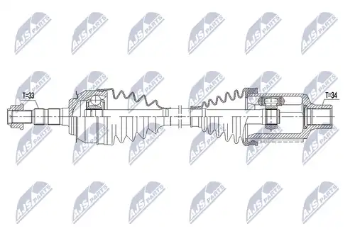 полуоска NTY NPW-DW-033