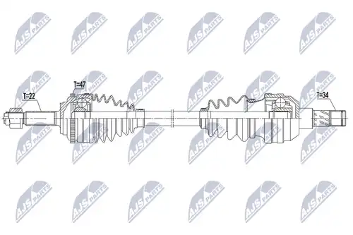 полуоска NTY NPW-DW-039