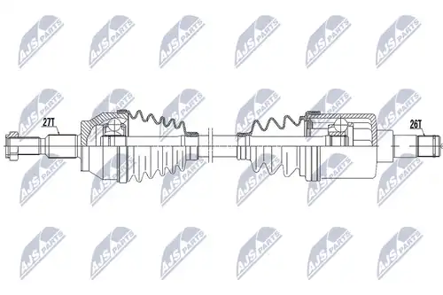 полуоска NTY NPW-FR-045