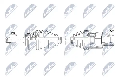 полуоска NTY NPW-FR-090