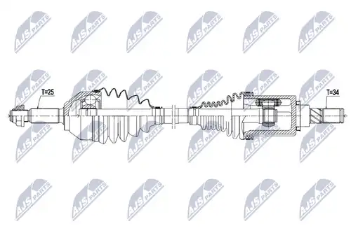 полуоска NTY NPW-FR-125