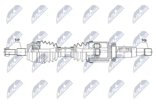 полуоска NTY NPW-FR-145