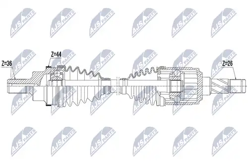 полуоска NTY NPW-FR-159