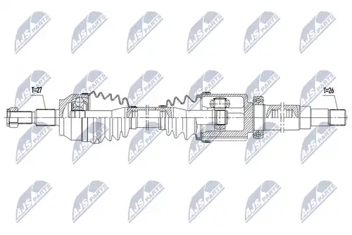 полуоска NTY NPW-FR-163