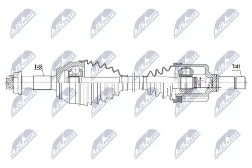 полуоска NTY NPW-FT-037