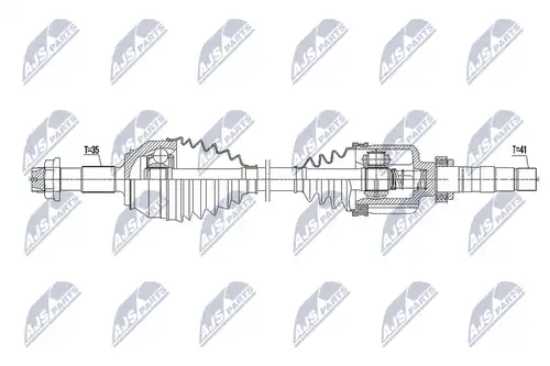 полуоска NTY NPW-FT-039