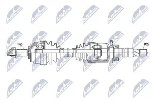 полуоска NTY NPW-FT-045