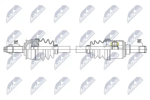 полуоска NTY NPW-FT-060