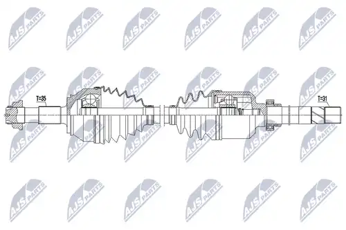 полуоска NTY NPW-FT-063