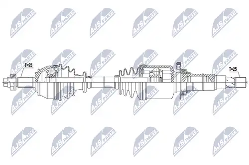 полуоска NTY NPW-FT-067