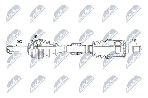 полуоска NTY NPW-HY-523