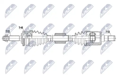 полуоска NTY NPW-HY-553