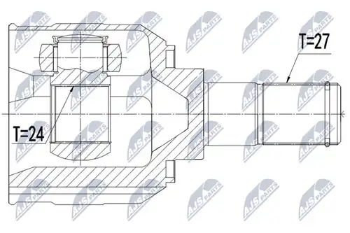 полуоска NTY NPW-HY-558