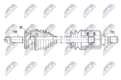 полуоска NTY NPW-HY-561