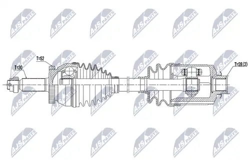 полуоска NTY NPW-HY-563