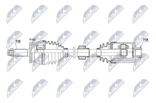 полуоска NTY NPW-HY-573