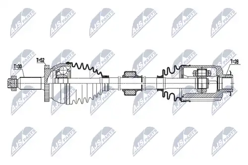 полуоска NTY NPW-HY-575