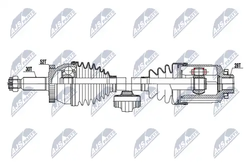 полуоска NTY NPW-HY-599