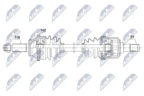 полуоска NTY NPW-HY-601