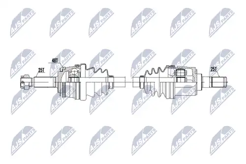 полуоска NTY NPW-HY-603