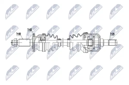 полуоска NTY NPW-HY-623