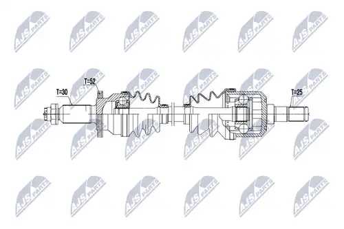 полуоска NTY NPW-HY-624