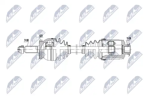 полуоска NTY NPW-HY-626