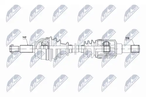 полуоска NTY NPW-JG-002