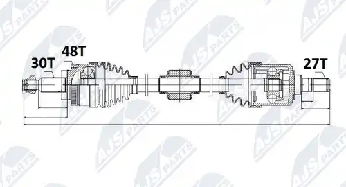 полуоска NTY NPW-KA-327