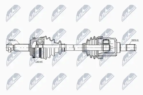 полуоска NTY NPW-KA-343