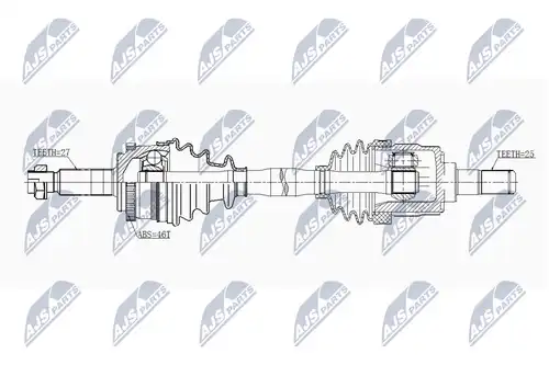 полуоска NTY NPW-KA-344