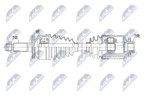 полуоска NTY NPW-KA-362