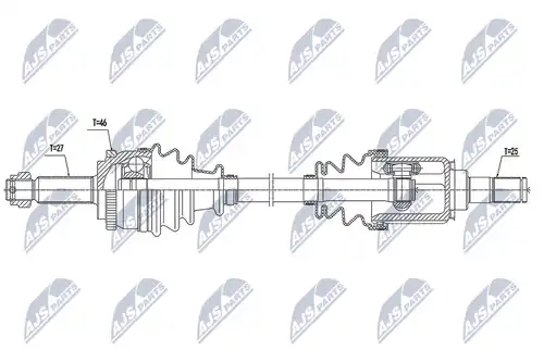 полуоска NTY NPW-KA-368