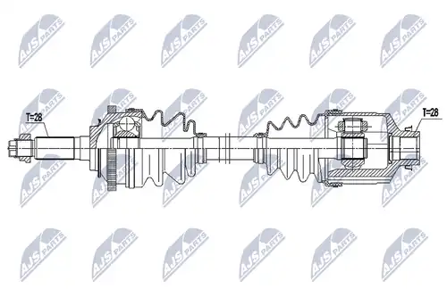 полуоска NTY NPW-KA-370