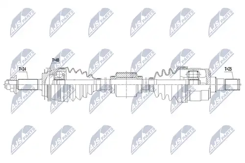 полуоска NTY NPW-KA-376