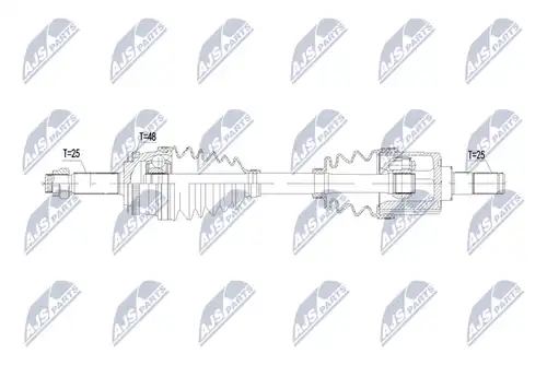 полуоска NTY NPW-KA-384